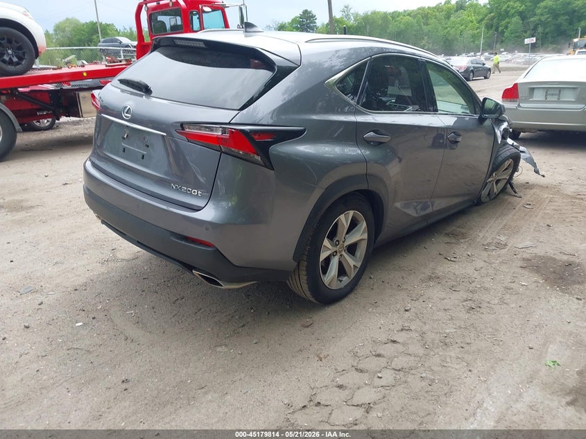 Vin: jtjbarbz3h2106591, lot: 45677526, lexus nx 200t 20174