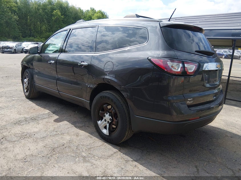 Vin: 1gnkvfkd9gj237045, lot: 45677530, chevrolet traverse ls 20163