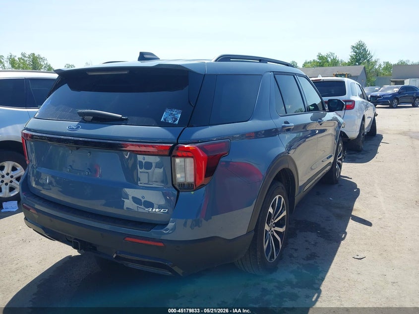 Vin: 1fmuk8kh0sga60086, lot: 45677545, ford explorer st-line 20254
