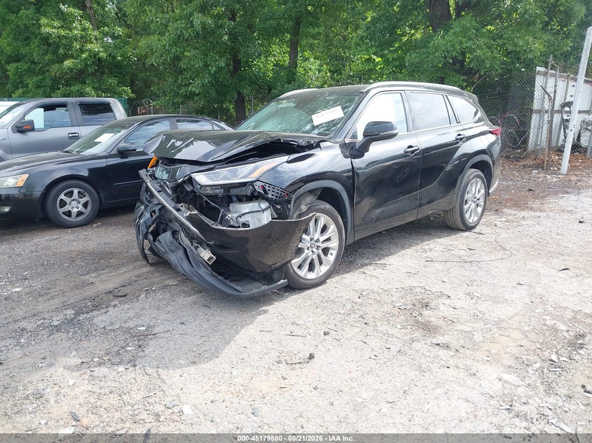 Vin: 5tdyzrah3ms519094, lot: 45677592, toyota highlander limited 20212