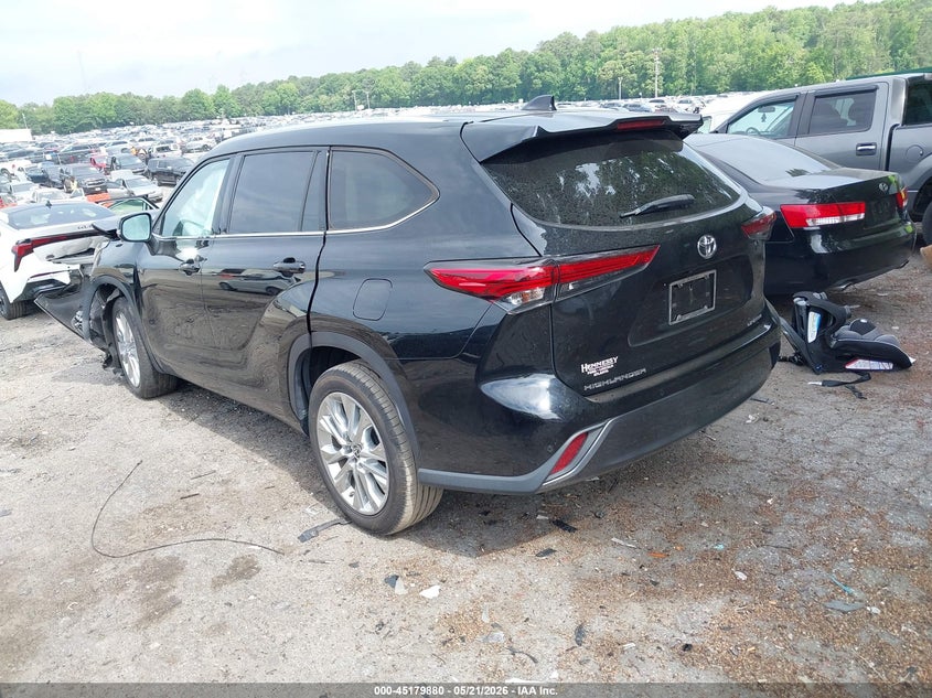 Vin: 5tdyzrah3ms519094, lot: 45677592, toyota highlander limited 20213