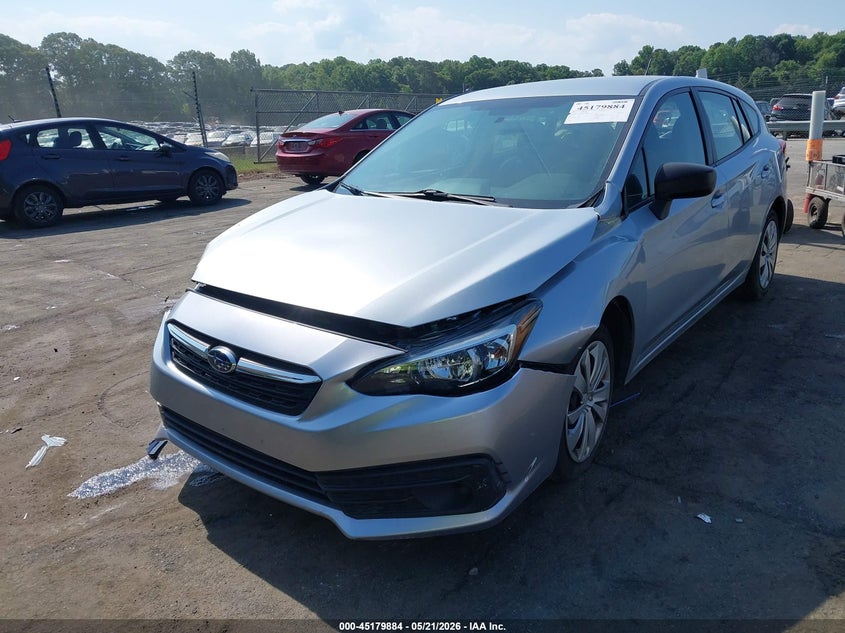 Vin: 4s3gtab67m3704584, lot: 45677596, subaru impreza 5-door 20212