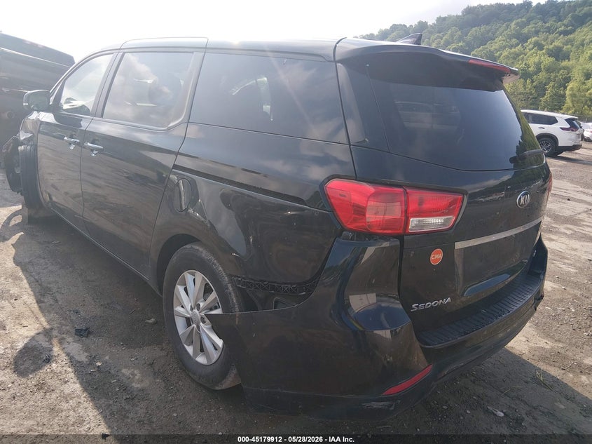 Vin: kndmb5c14j6389320, lot: 45677624, kia sedona lx 20183