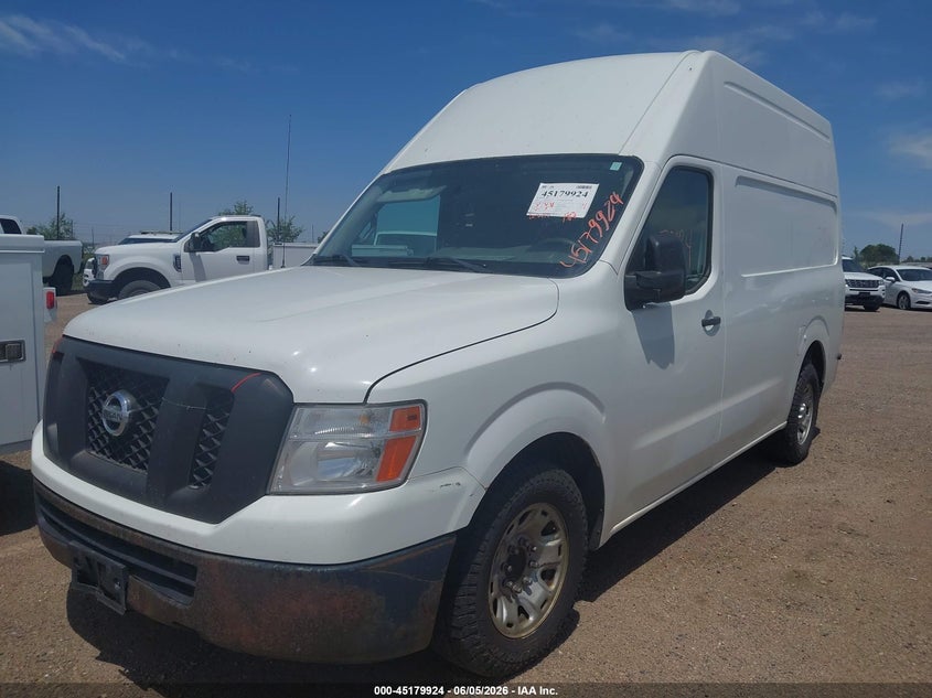 Vin: 1n6bf0ly3dn103007, lot: 45677636, nissan nv cargo nv2500 hd s v6 20132