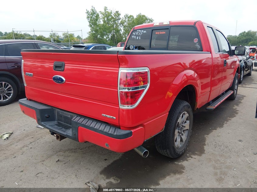 Vin: 1ftex1cmxbfa18611, lot: 45677695, ford f-150 xlt 20114