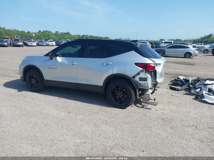 Vin: 3gnkbcr43ns133319, lot: 45677732, chevrolet blazer fwd 2lt 20223