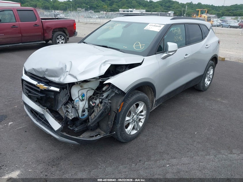 Vin: 3gnkbbraxks701089, lot: 45677752, chevrolet blazer 20192