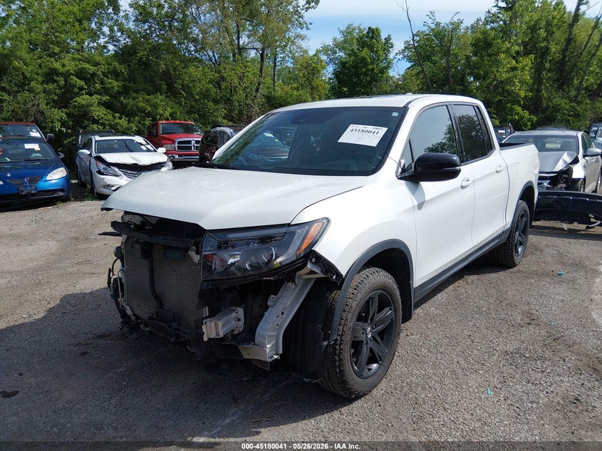 Vin: 5fpyk3f82nb029852, lot: 45677753, honda ridgeline black edition 20222
