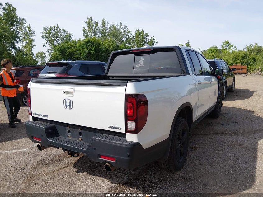Vin: 5fpyk3f82nb029852, lot: 45677753, honda ridgeline black edition 20224