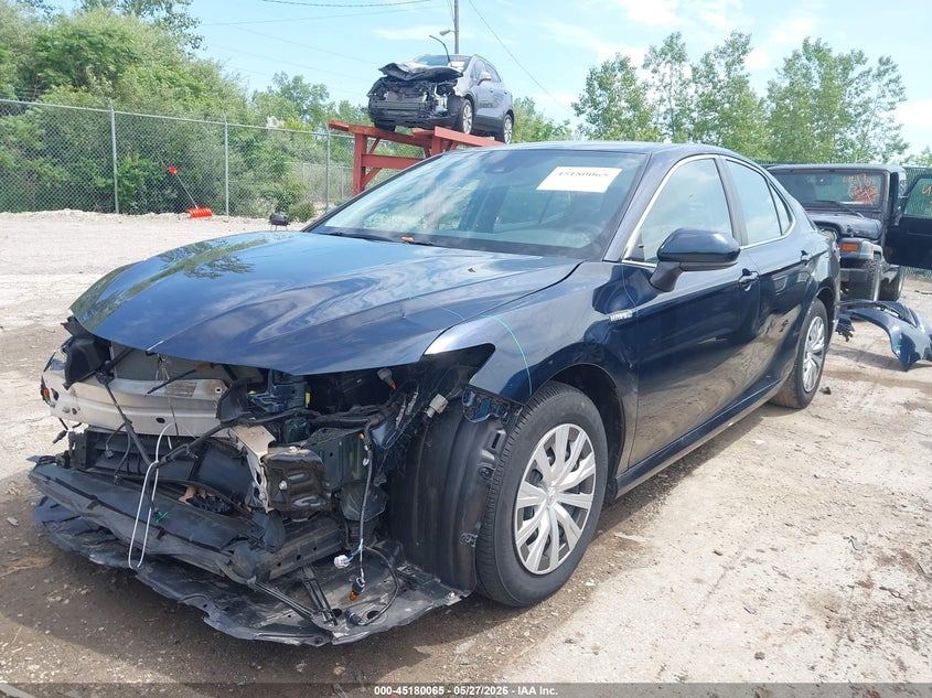 2020 Toyota Camry Le Hybrid 4T1C31AK2LU519621 photo 1