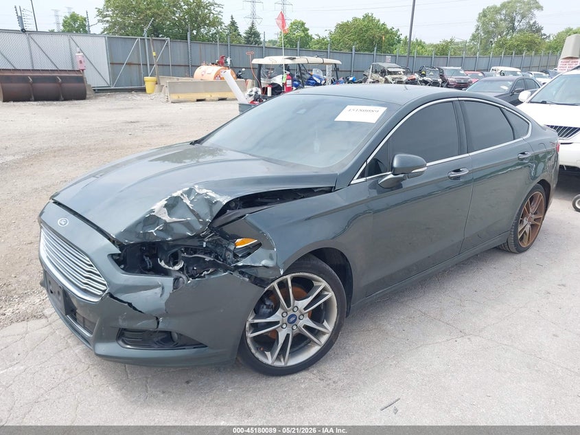 2015 Ford Fusion Titanium 3FA6P0K98FR223256 photo 1