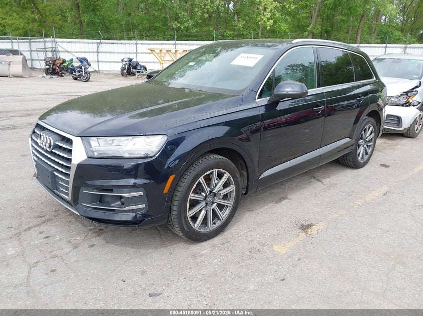 Vin: wa1vaaf77jd018383, lot: 45677802, audi q7 3.0t premium 20182