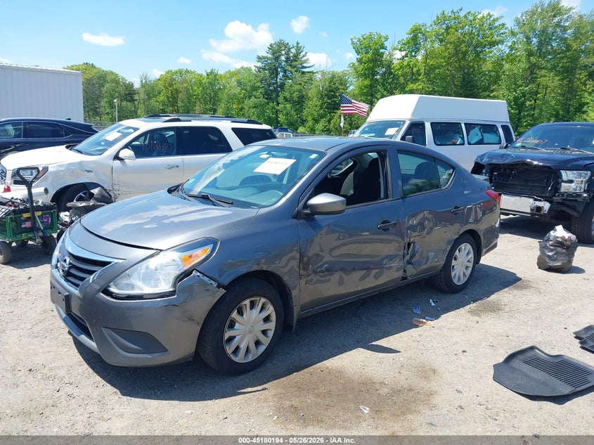 Vin: 3n1cn7ap2hl826918, lot: 45677906, nissan versa 1.6 s+ 20172