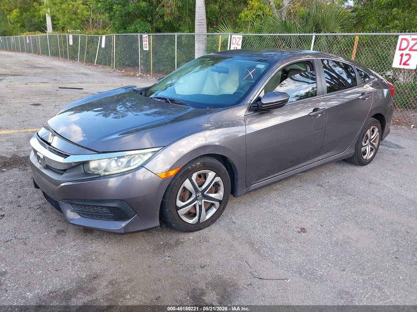 2018 Honda Civic Lx 2HGFC2F51JH588229 photo 1