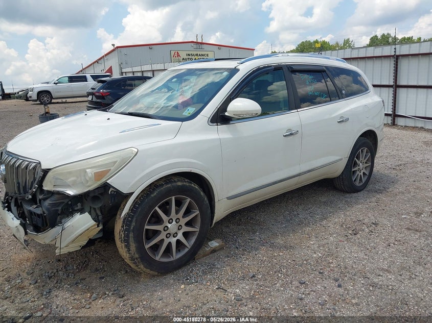 Vin: 5gakrbkd1fj259921, lot: 45677990, buick enclave leather 20152