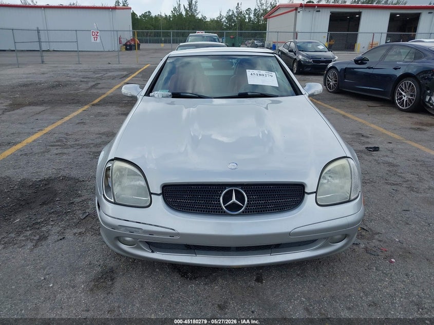 2001 Mercedes-Benz Slk 230 Kompressor VIN: WDBKK49F71F227412 Lot: 45180279