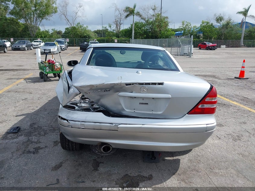 2001 Mercedes-Benz Slk 230 Kompressor VIN: WDBKK49F71F227412 Lot: 45180279