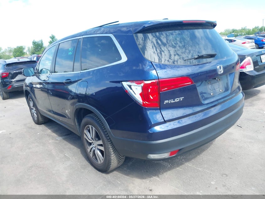 Vin: 5fnyf5h31gb029855, lot: 45678016, honda pilot ex 20163