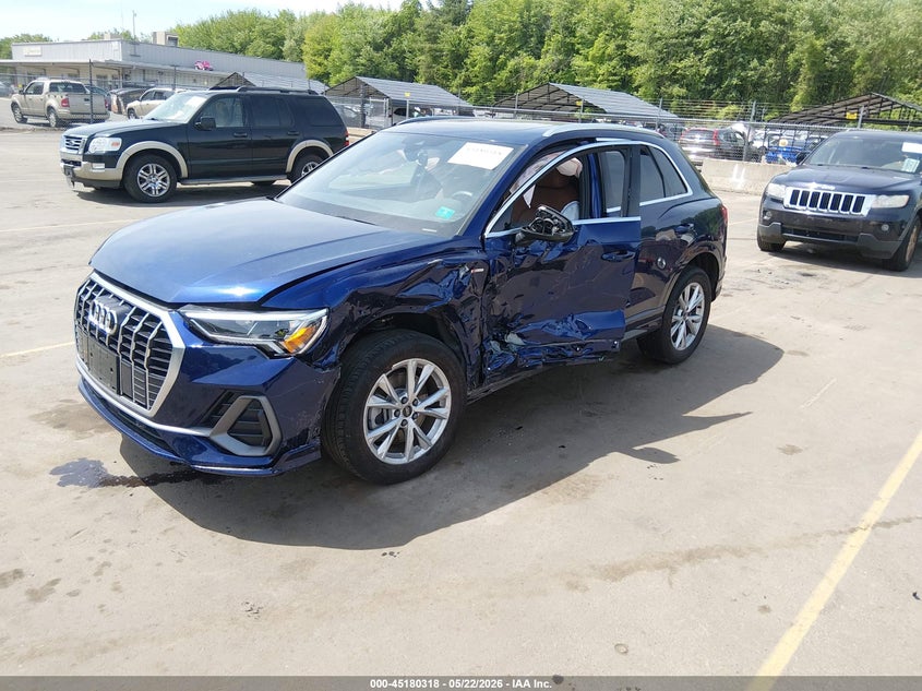 Vin: wa1decf31r1036268, lot: 45678031, audi q3 premium 45 tfsi s line quattro tiptronic 20242