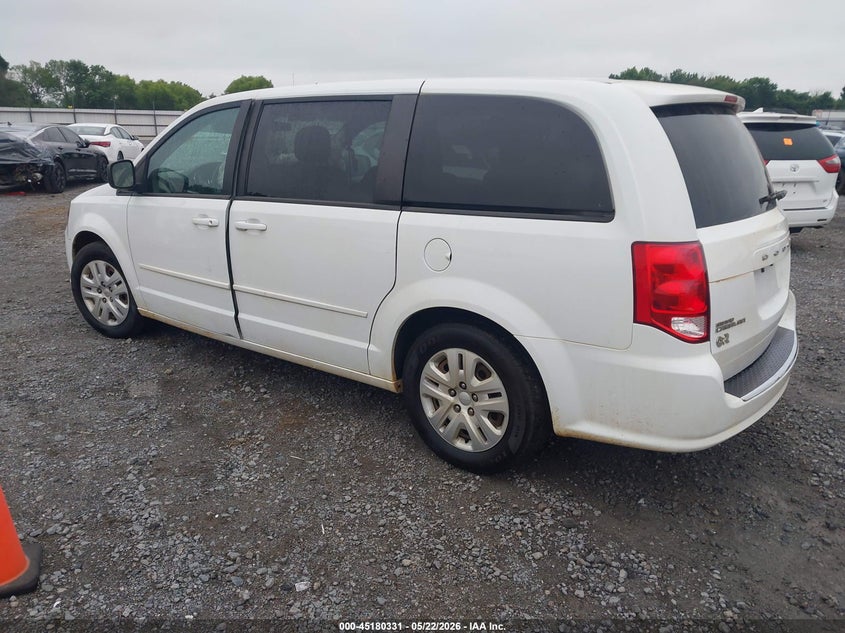 Vin: 2c4rdgbg9er354496, lot: 45678043, dodge grand caravan se 20143