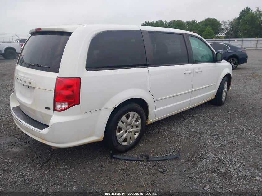 Vin: 2c4rdgbg9er354496, lot: 45678043, dodge grand caravan se 20144