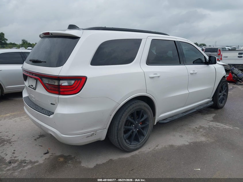 Vin: 1c4rdhdg1hc798696, lot: 45678089, dodge durango gt rwd 20174