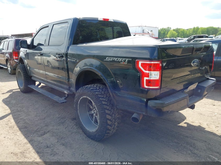 Vin: 1ftew1e52jfb68901, lot: 45678178, ford f150 supercrew 20183