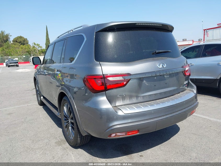 Vin: jn8az2ne6l9250017, lot: 45678201, infiniti qx80 luxe awd 20203