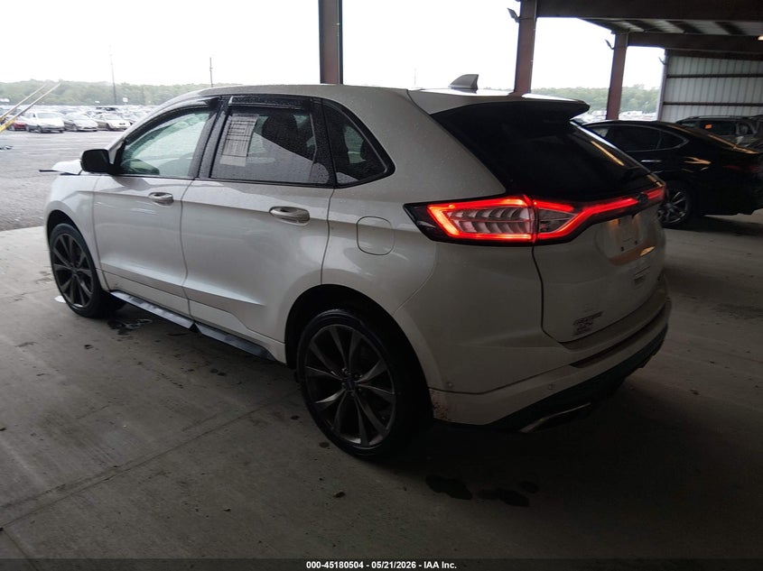 Vin: 2fmpk4ap5gbc03871, lot: 45678216, ford edge sport 20163