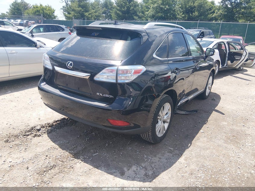 2012 Lexus Rx 3.5 Rx 450H black Lot 111045180527 Vin JTJBC1BA6C2048958