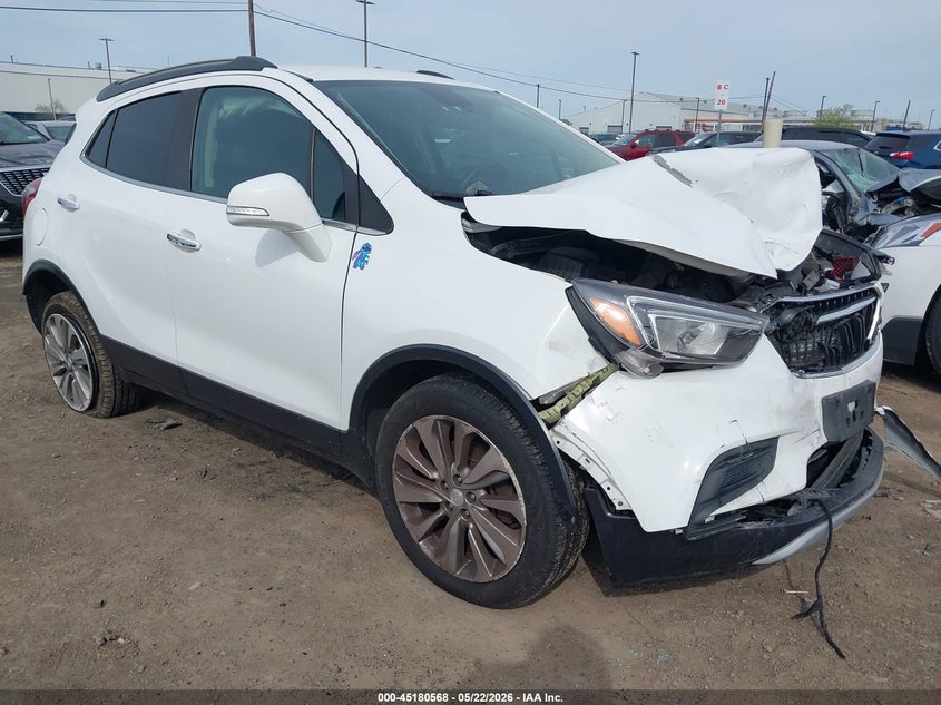 Vin: kl4cjasb7hb208613, lot: 45678280, buick encore preferred 20171