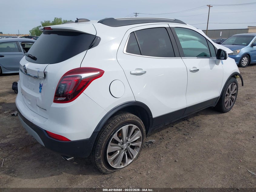 Vin: kl4cjasb7hb208613, lot: 45678280, buick encore preferred 20174