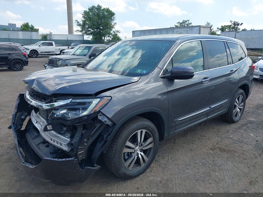 Vin: 5fnyf6h50jb038965, lot: 45678326, honda pilot ex-l 20182