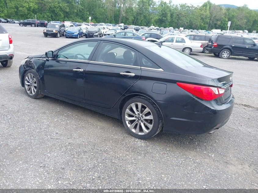2011 Hyundai Sonata 2.0 Se 2.0T black Lot 111045180688 Vin 5NPEC4AB9BH238715