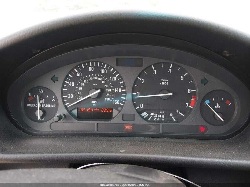 1995 BMW 325 Ic Automatic VIN: WBABJ6329SJD41626 Lot: 45180760