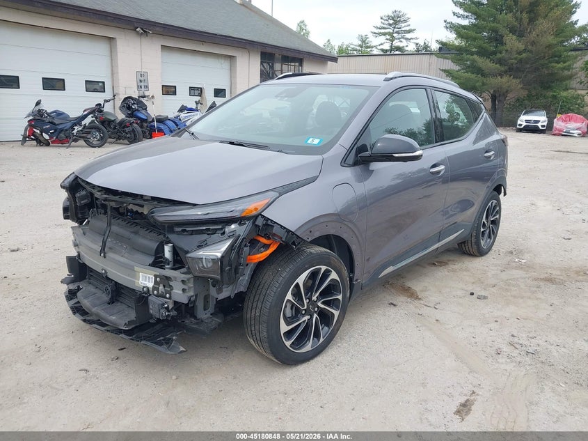 Vin: 1g1fz6s04p4159499, lot: 45678560, chevrolet bolt euv fwd premier 20232