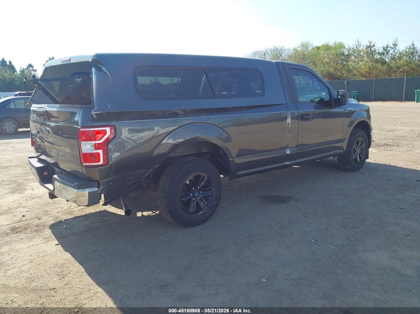Vin: 1ftmf1cb9jkf51147, lot: 45678620, ford f-150 xl 20184