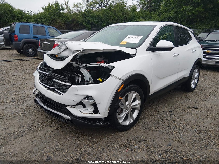 Vin: kl4mmbs21pb030729, lot: 45678687, buick encore gx preferred fwd 20232