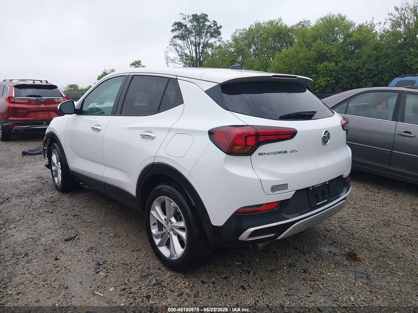 Vin: kl4mmbs21pb030729, lot: 45678687, buick encore gx preferred fwd 20233