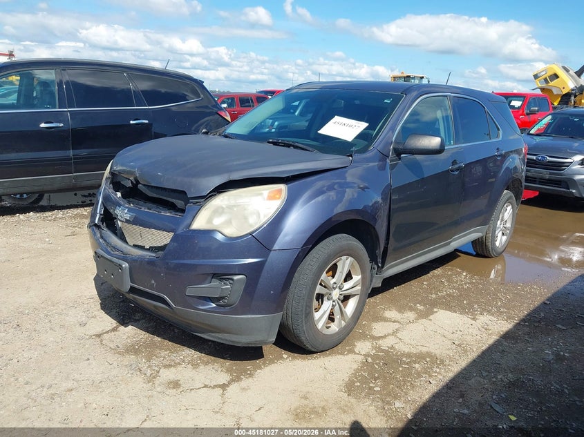 2013 Chevrolet Equinox Ls 2GNALBEK7D6299766 photo 1