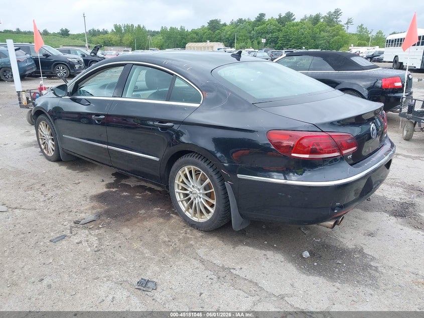 Vin: wvwrn7an8de532990, lot: 45678758, volkswagen cc 2.0t lux 20133