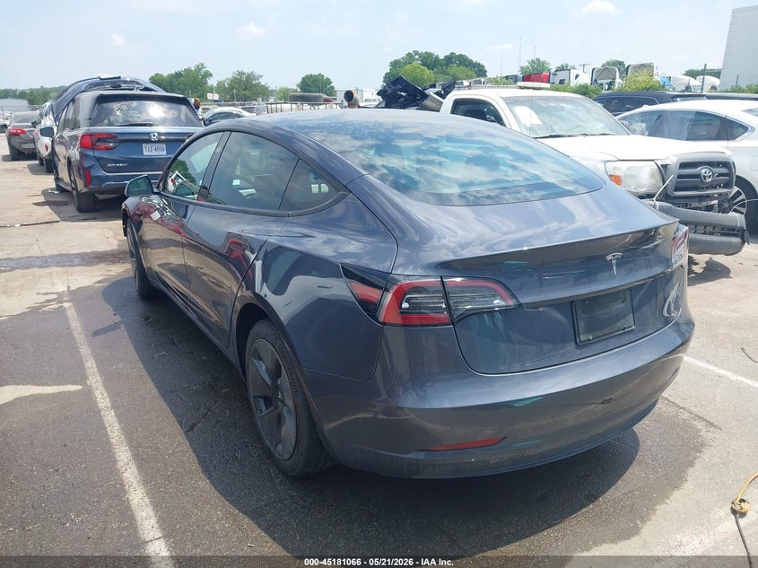 Vin: 5yj3e1ea7pf615985, lot: 45678778, tesla model 3 rear-wheel drive 20233