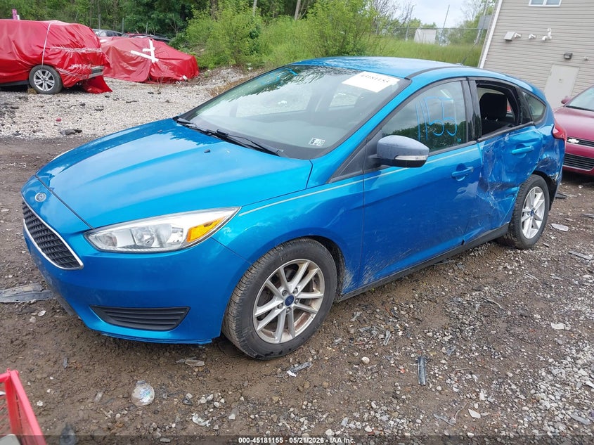 Vin: 1fadp3k28hl252981, lot: 45678867, ford focus se 20172