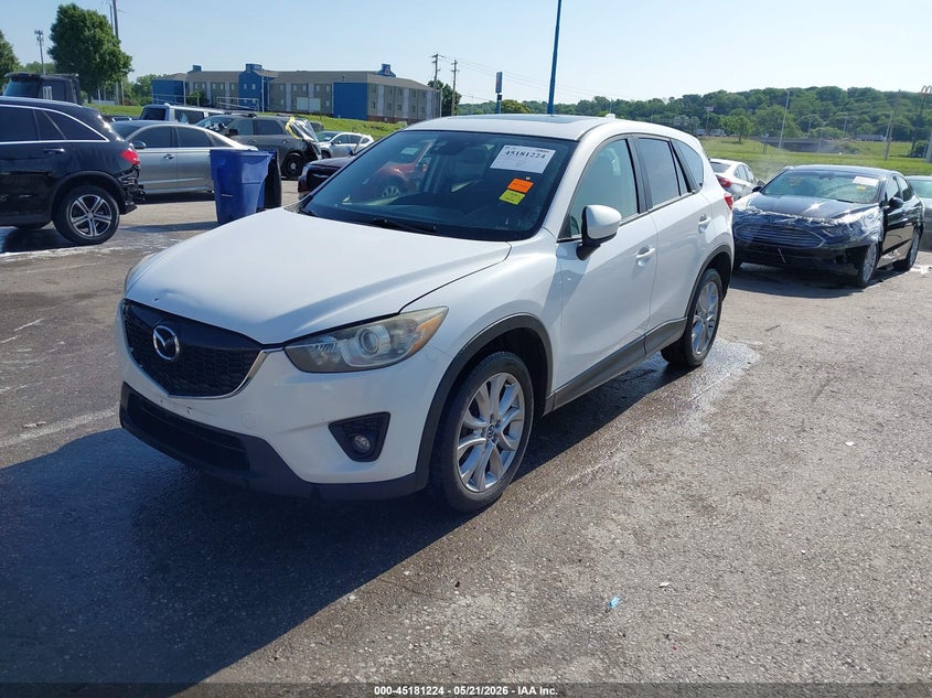 Vin: jm3ke4dy6e0419776, lot: 45678936, mazda cx-5 grand touring 20142