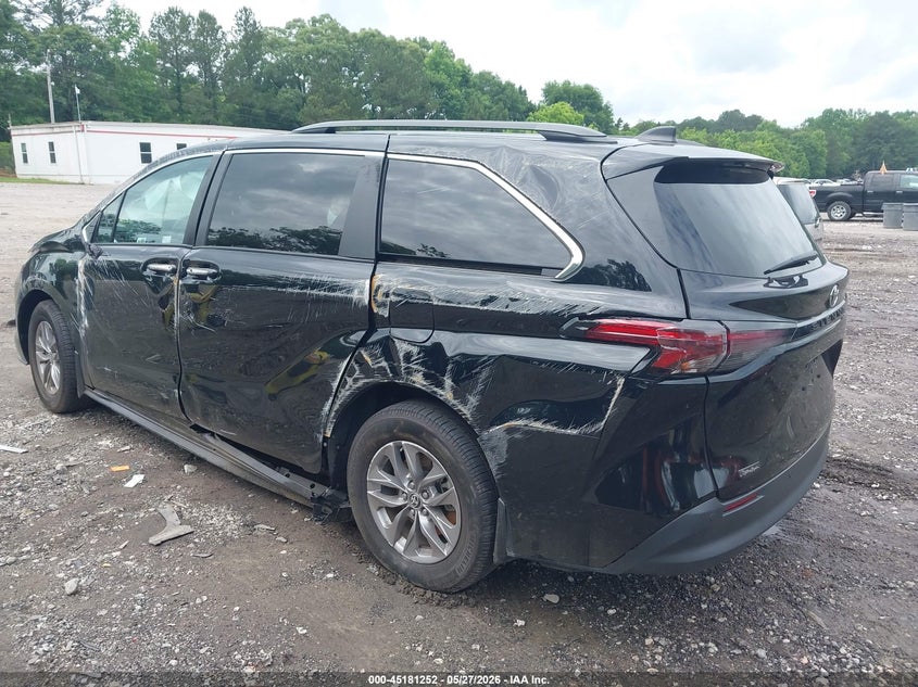 Vin: 5tdyrkec7rs183494, lot: 45678964, toyota sienna xle 20243