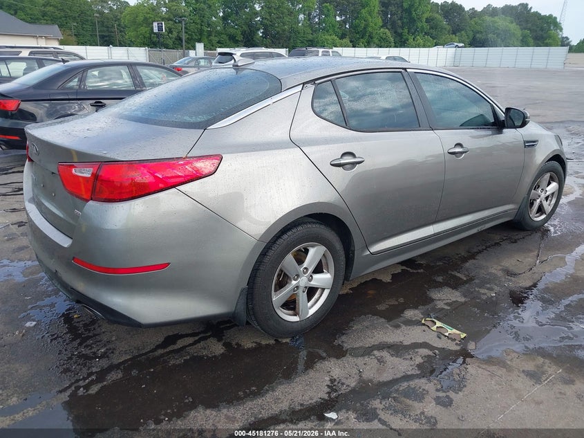 2015 KIA OPTIMA SEDAN 2.4L I-4 DI, DOHC, VVT, 192HP