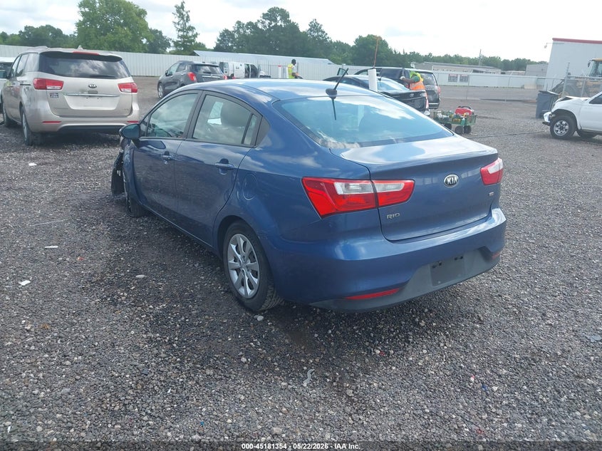 Vin: knadm4a34g6559237, lot: 45679066, kia rio lx 20163