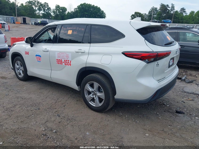 Vin: 5tdczrah2ms524233, lot: 45679070, toyota highlander l 20213