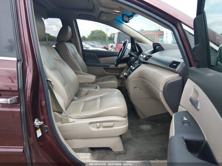 2012 Honda Odyssey 3.5 Touring/Touring Elite brown Lot 111045181375 Vin 5FNRL5H97CB085441