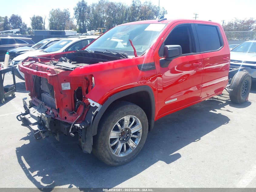 Vin: 1gtpucek9nz534678, lot: 45679093, gmc sierra 1500 4wd  standard box elevation 20222